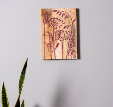 Rustic Leaf Wall Plate